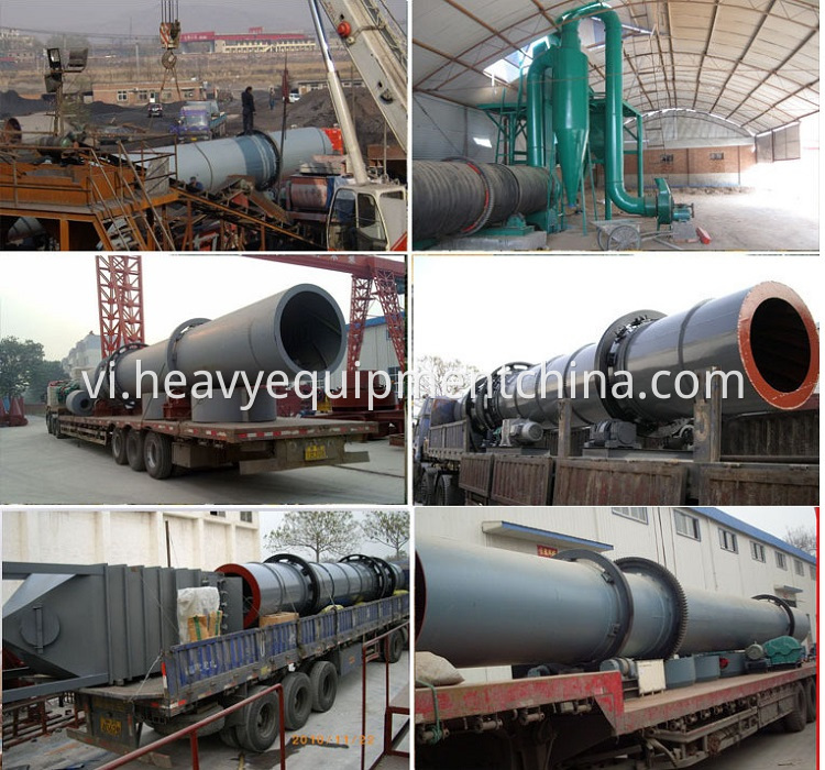 Mobile rotary dryer